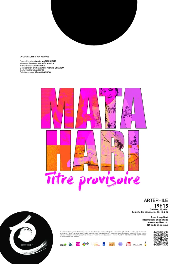 MATA HARI, TITRE PROVISOIRE