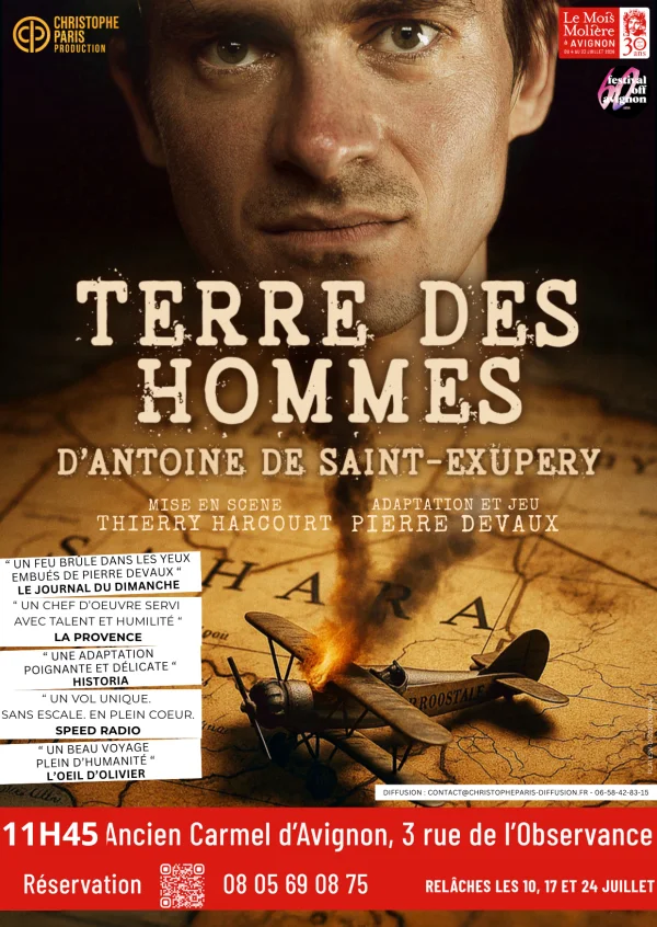 Terre des hommes - Antoine de Saint-Exupéry
