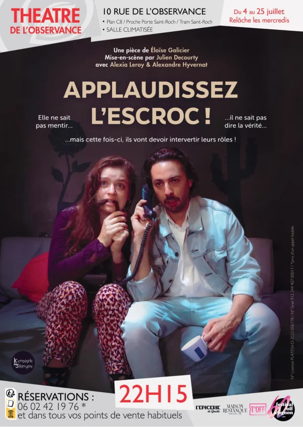 Applaudissez l’escroc